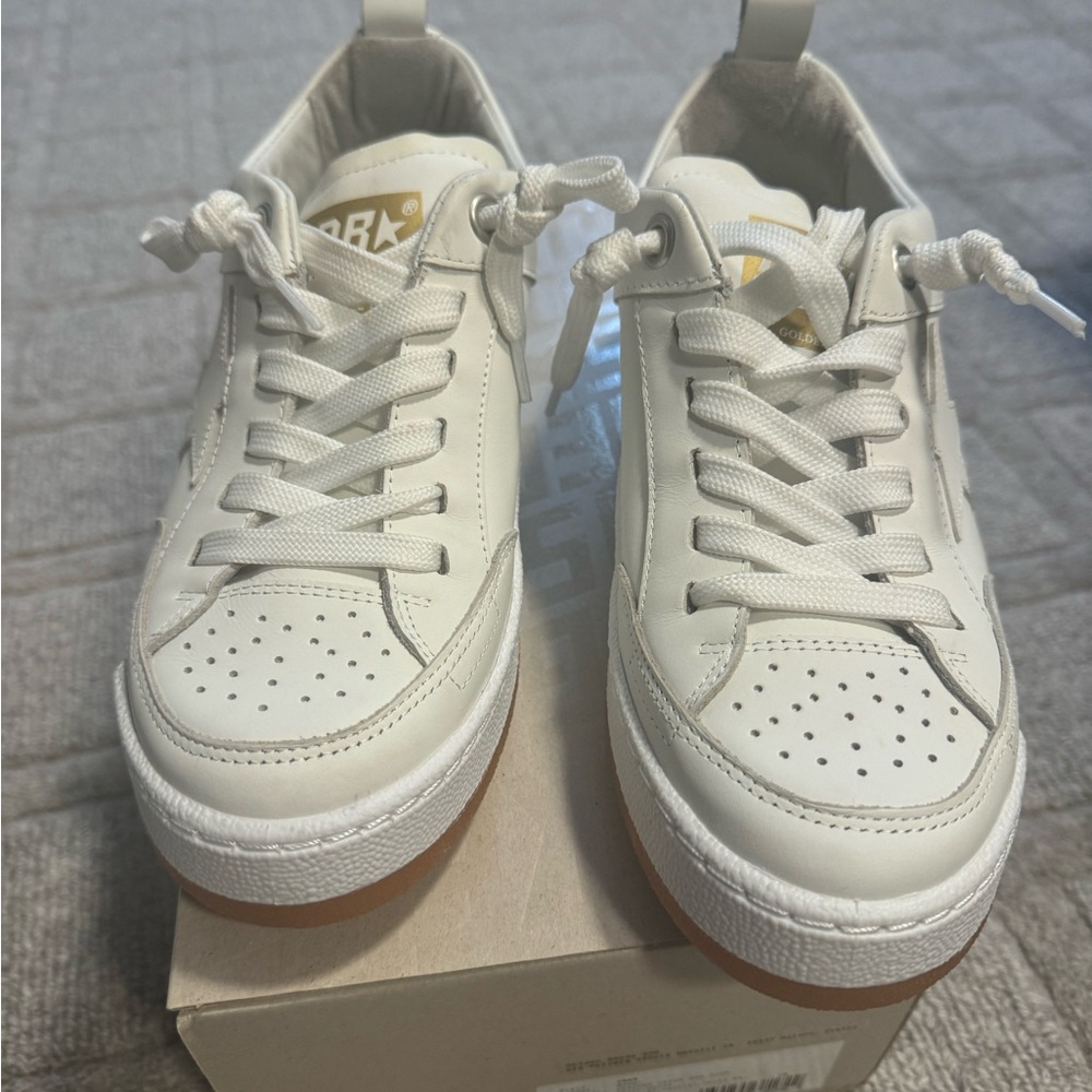 Authentic in the box Brand New never worn Yeah leather star size 37 shoes